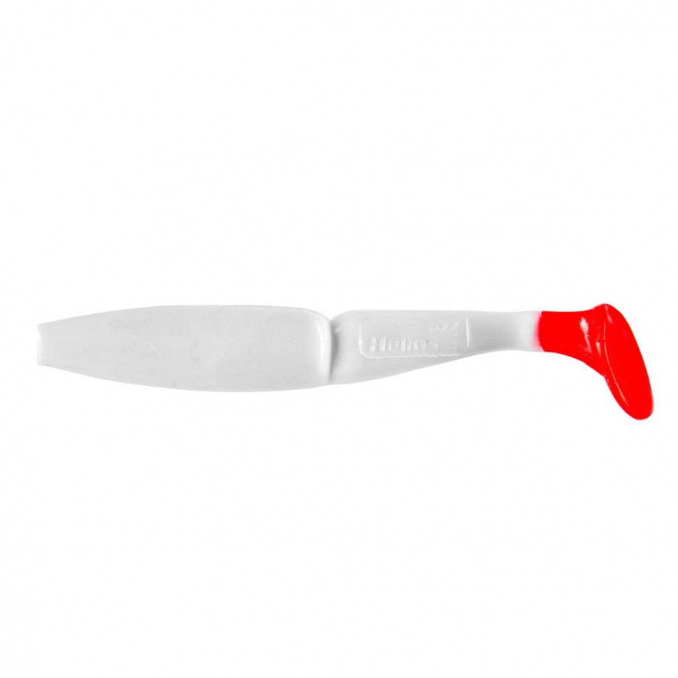 Виброхвост Helios Guru 3,0"/7,62 см, цвет White RT 9 шт HS-29/1-003 , 